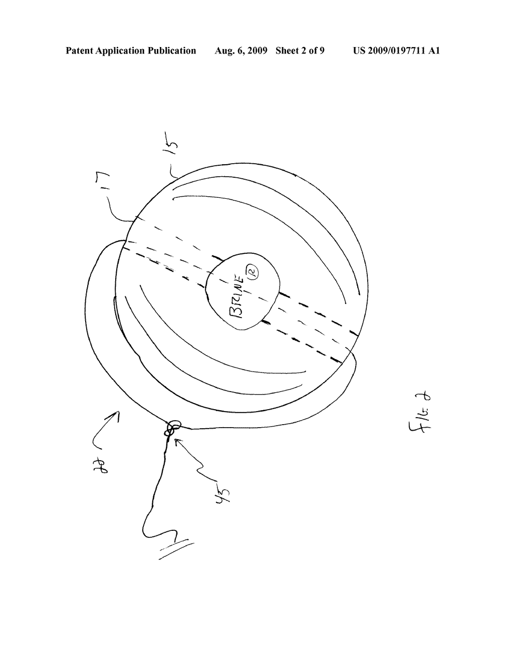 LACROSSE BALL AND STICK PRACTICE APPARATUS AND METHOD OF MAKING SAME - diagram, schematic, and image 03