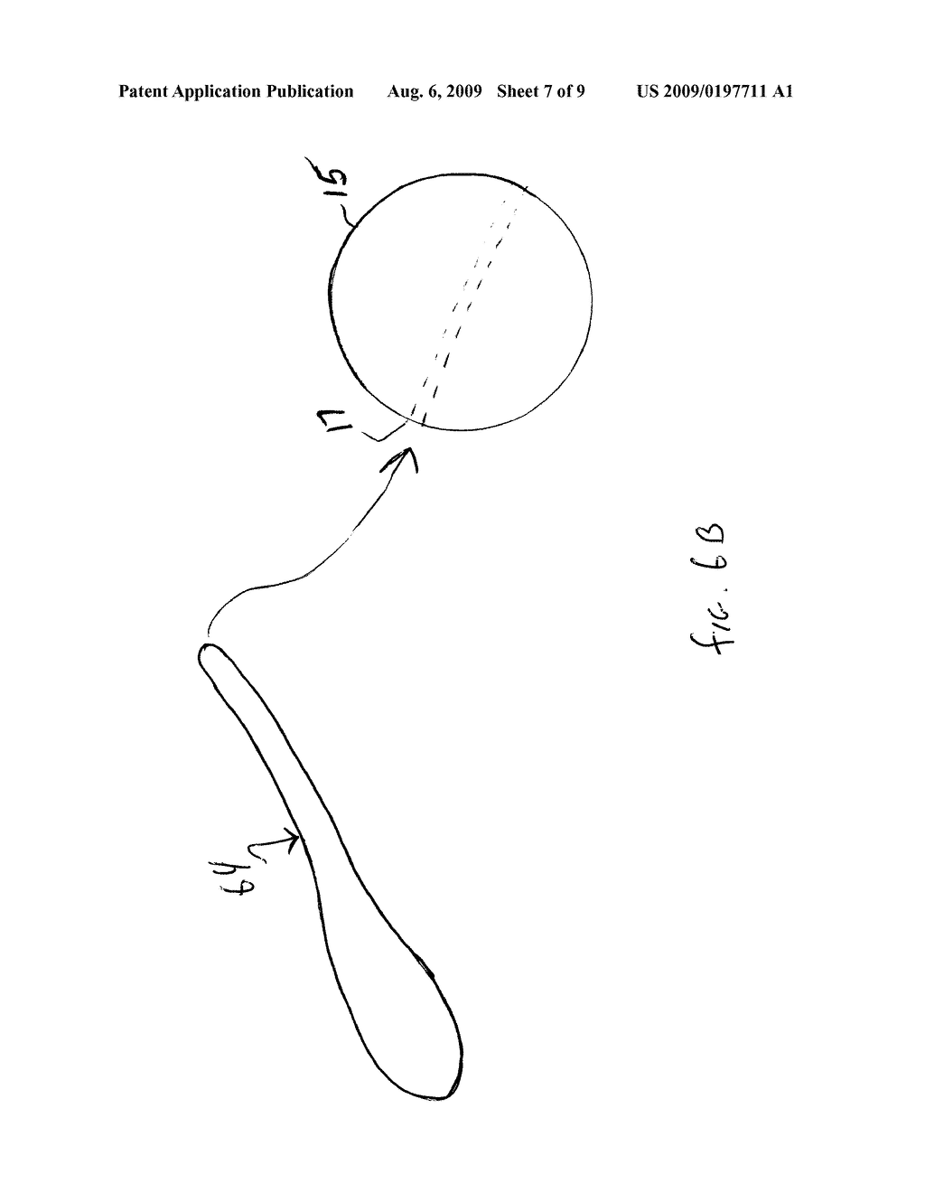 LACROSSE BALL AND STICK PRACTICE APPARATUS AND METHOD OF MAKING SAME - diagram, schematic, and image 08