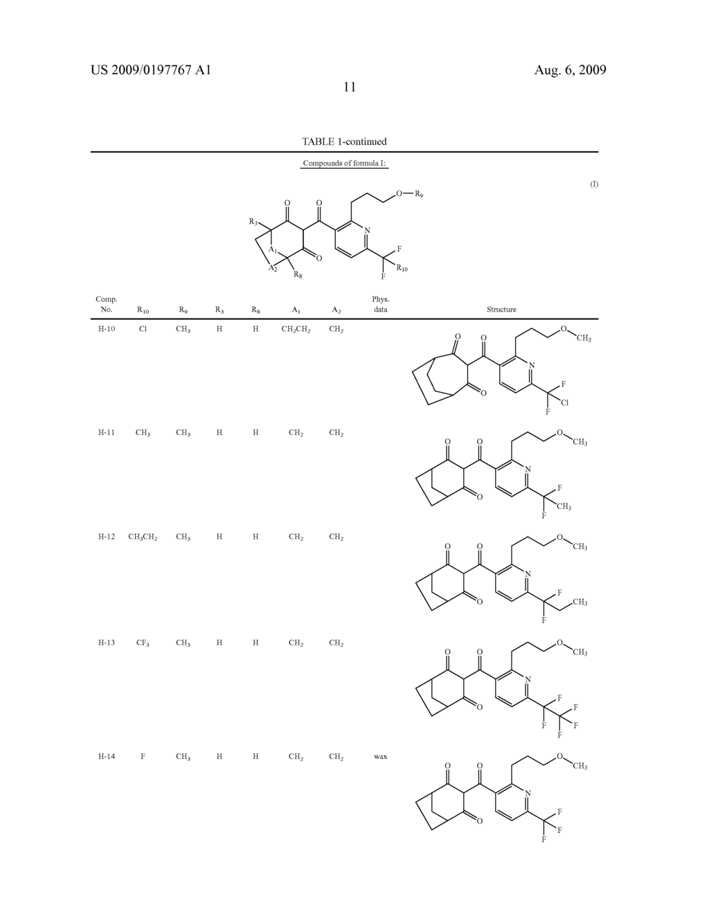 PYRIDINE KETONES WITH HERBICIDAL EFFECT - diagram, schematic, and image 12
