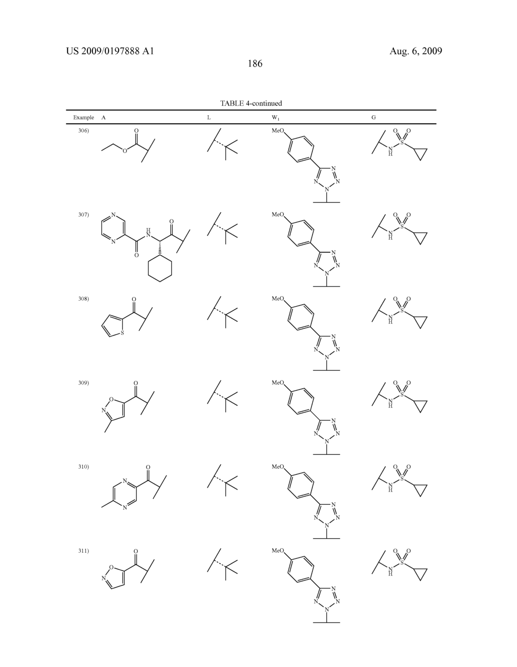 FLUORINATED TRIPEPTIDE HCV SERINE PROTEASE INHIBITORS - diagram, schematic, and image 187