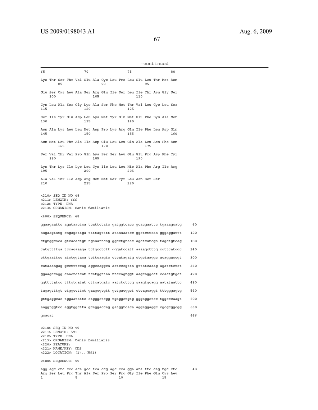 FELINE IL-18 PROTEINS - diagram, schematic, and image 68