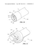 Endoscopic injection needle assembly inluding an endoscopic hood diagram and image