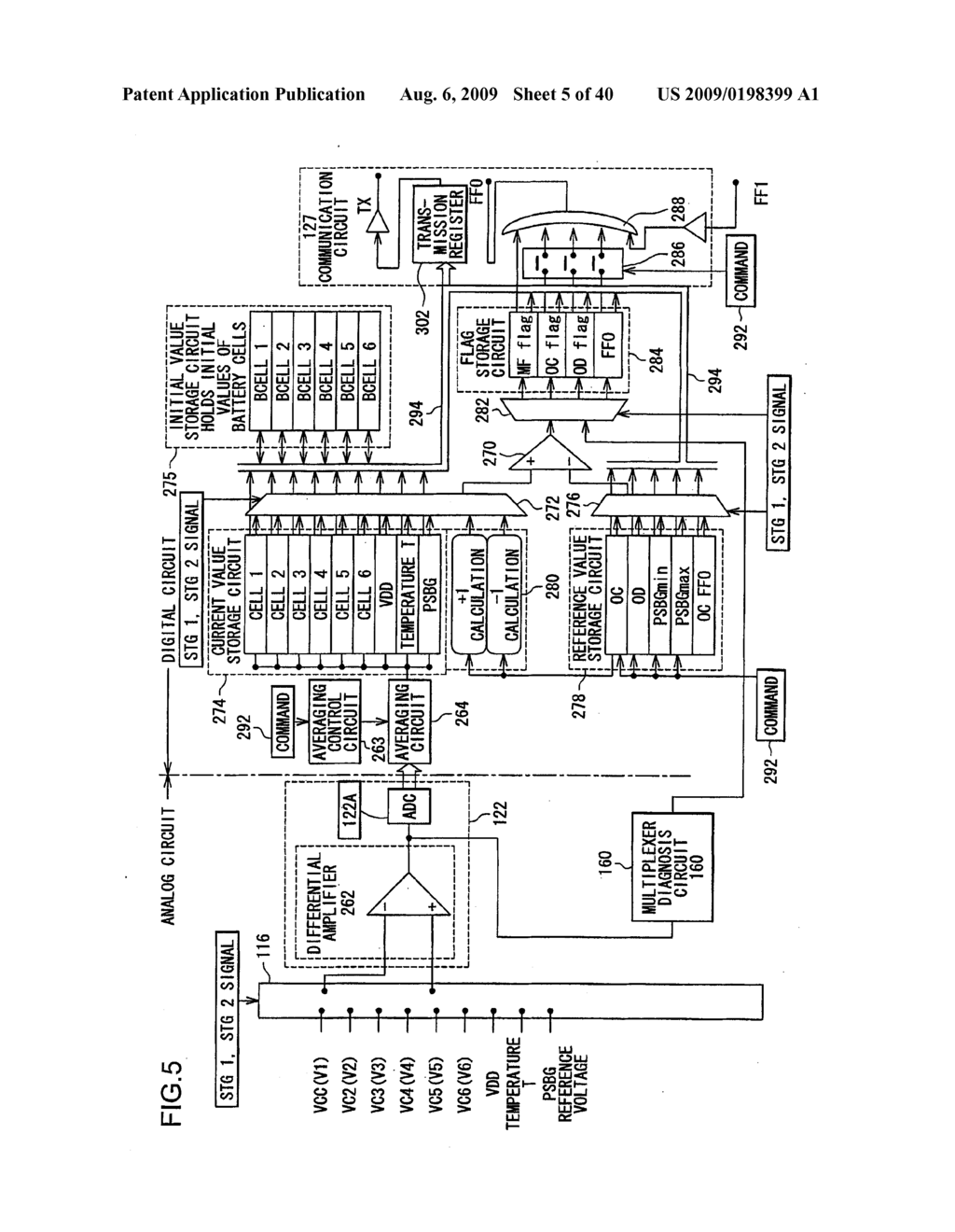 Battery System for Vehicle, On-Vehicle Battery Module, and Cell Controller - diagram, schematic, and image 06