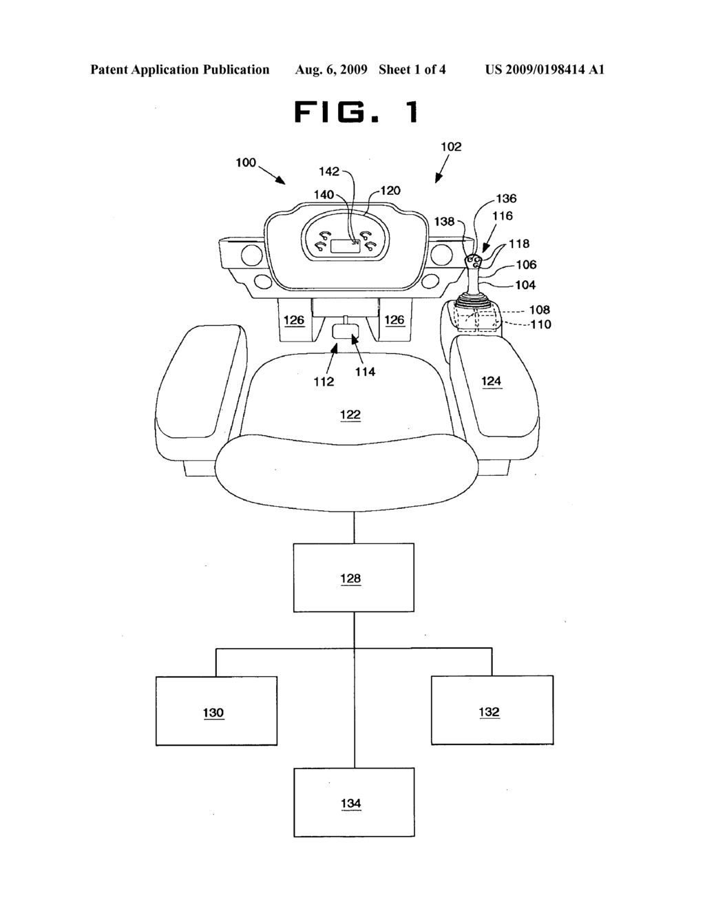 Operator interface for controlling a vehicle - diagram, schematic, and image 02