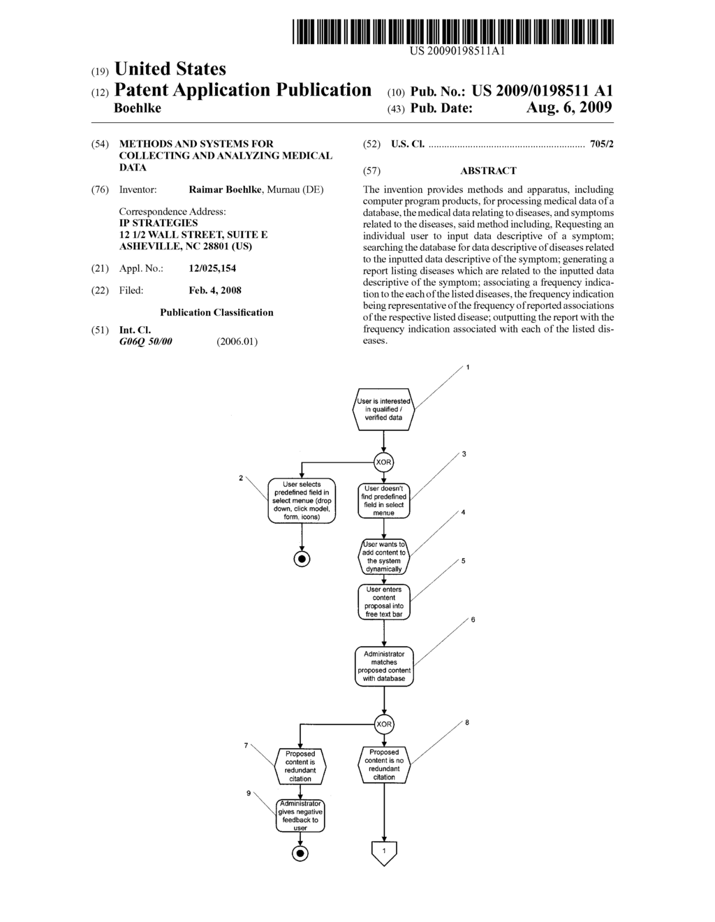 Methods and Systems for Collecting and Analyzing Medical Data - diagram, schematic, and image 01