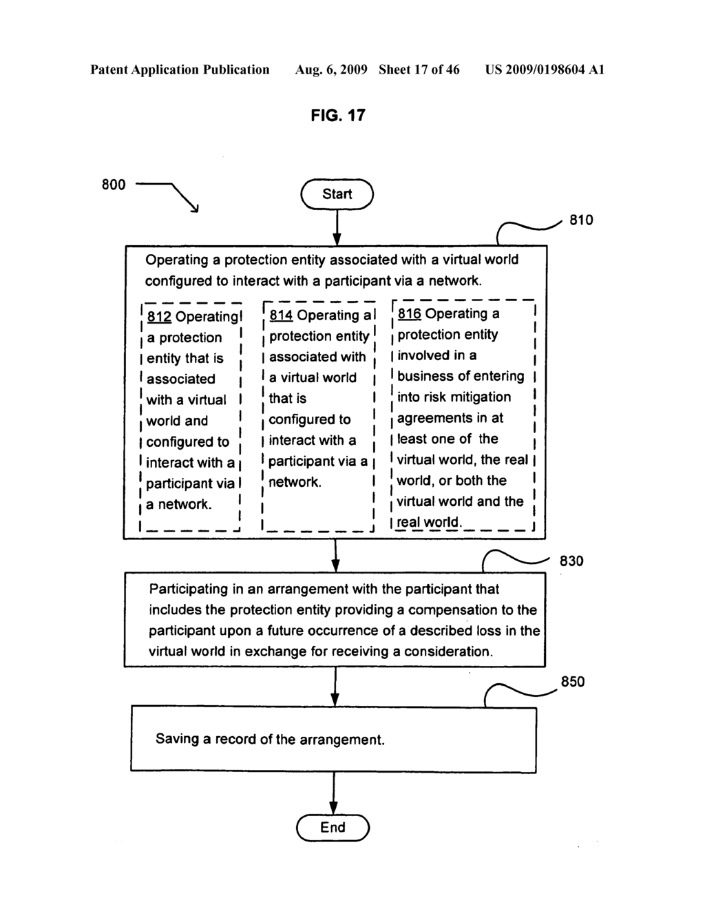 Tracking a participant loss in a virtual world - diagram, schematic, and image 18