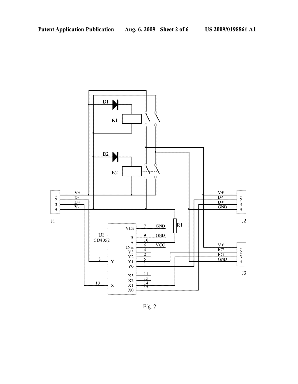 Device With A USB Interface Which Can Be Used As A Time-Sharing Standard I/O Interface And A Method Thereof - diagram, schematic, and image 03