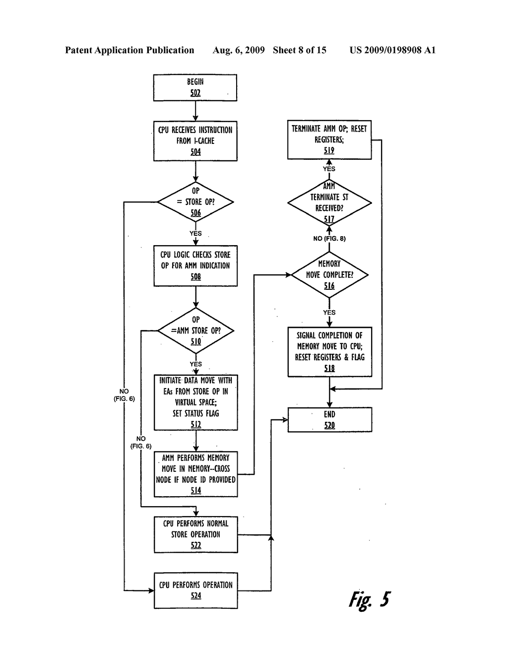 METHOD FOR ENABLING DIRECT PREFETCHING OF DATA DURING ASYCHRONOUS MEMORY MOVE OPERATION - diagram, schematic, and image 09