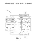 ERROR CORRECTION IN AN INTEGRATED CIRCUIT WITH AN ARRAY OF MEMORY CELLS diagram and image