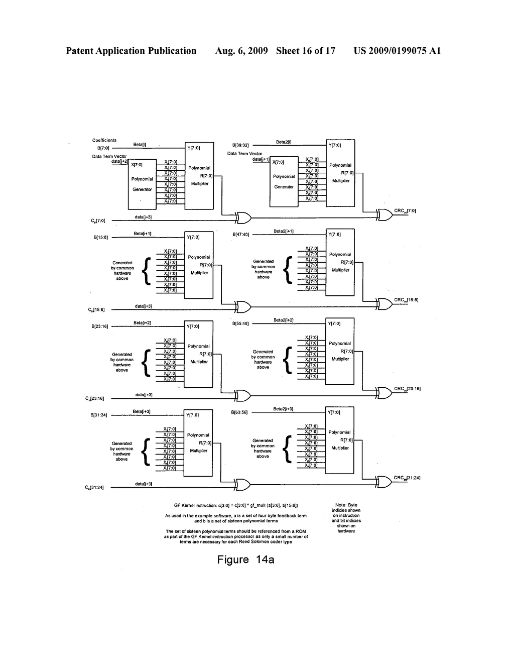 Array form reed-solomon implementation as an instruction set extension - diagram, schematic, and image 17