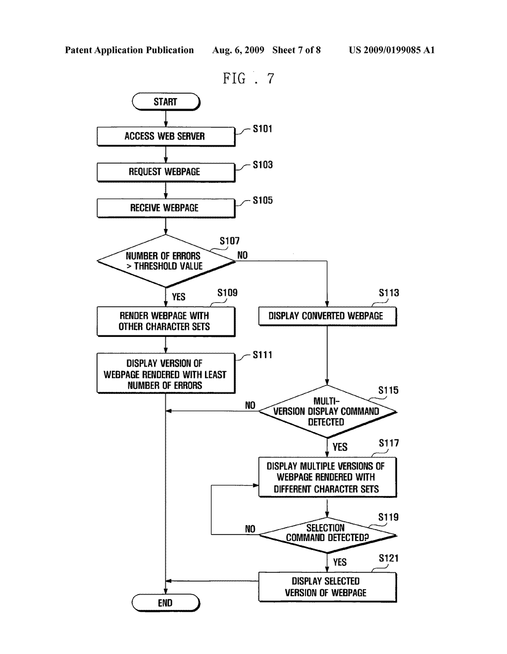 Webpage processing method and system for mobile terminal - diagram, schematic, and image 08