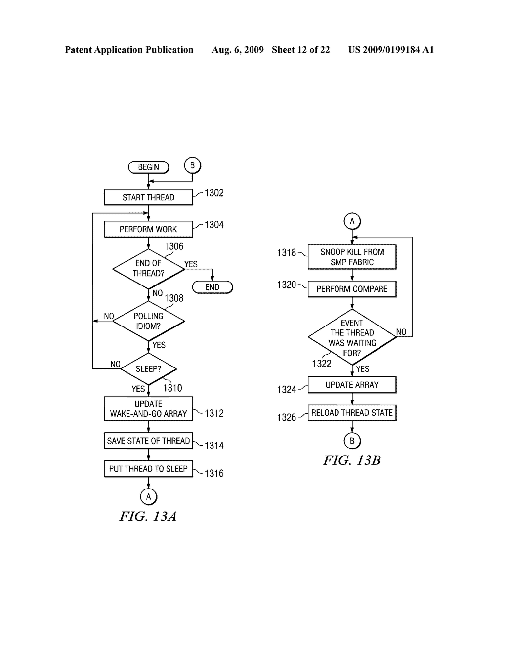 Wake-and-Go Mechanism With Software Save of Thread State - diagram, schematic, and image 13