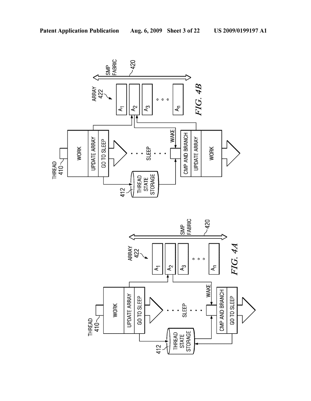 Wake-and-Go Mechanism with Dynamic Allocation in Hardware Private Array - diagram, schematic, and image 04