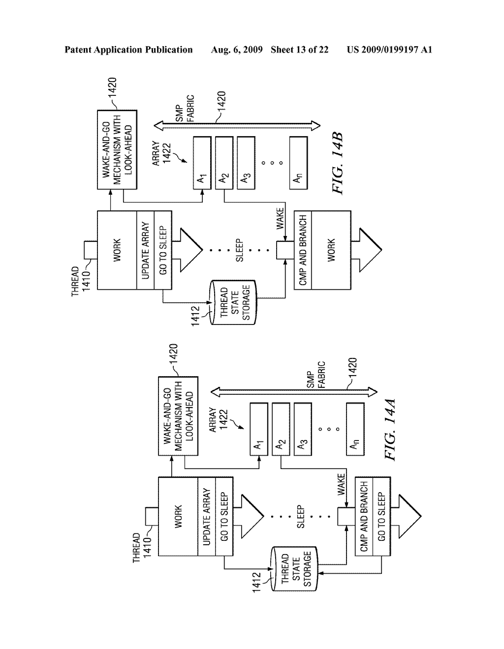 Wake-and-Go Mechanism with Dynamic Allocation in Hardware Private Array - diagram, schematic, and image 14