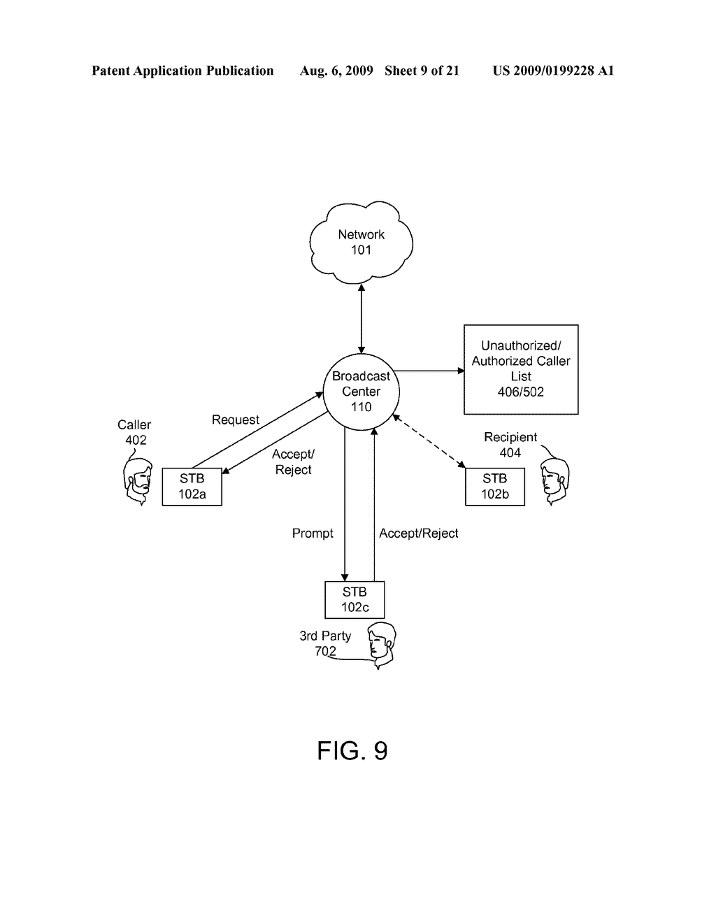 SYSTEM AND METHOD FOR SCREENING VIDEO COMMUNICATIONS WITHIN AN INTERACTIVE TELEVISION SYSTEM - diagram, schematic, and image 10