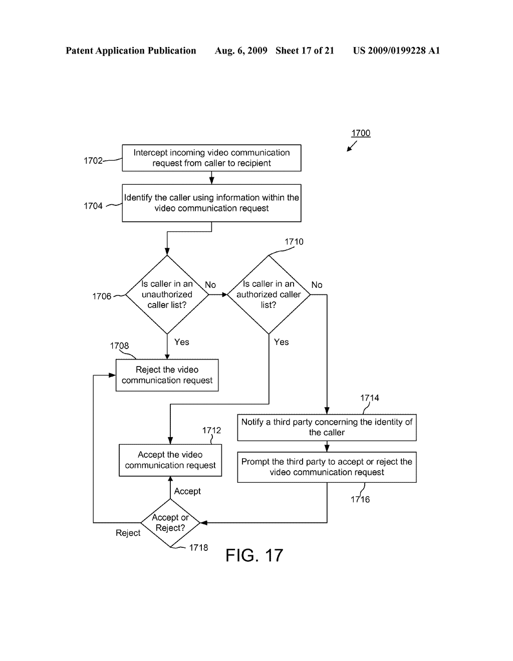 SYSTEM AND METHOD FOR SCREENING VIDEO COMMUNICATIONS WITHIN AN INTERACTIVE TELEVISION SYSTEM - diagram, schematic, and image 18