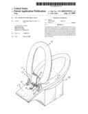 Lift apparatus for toilet seat diagram and image