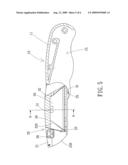 Foldable Knife with Disposable Blades diagram and image