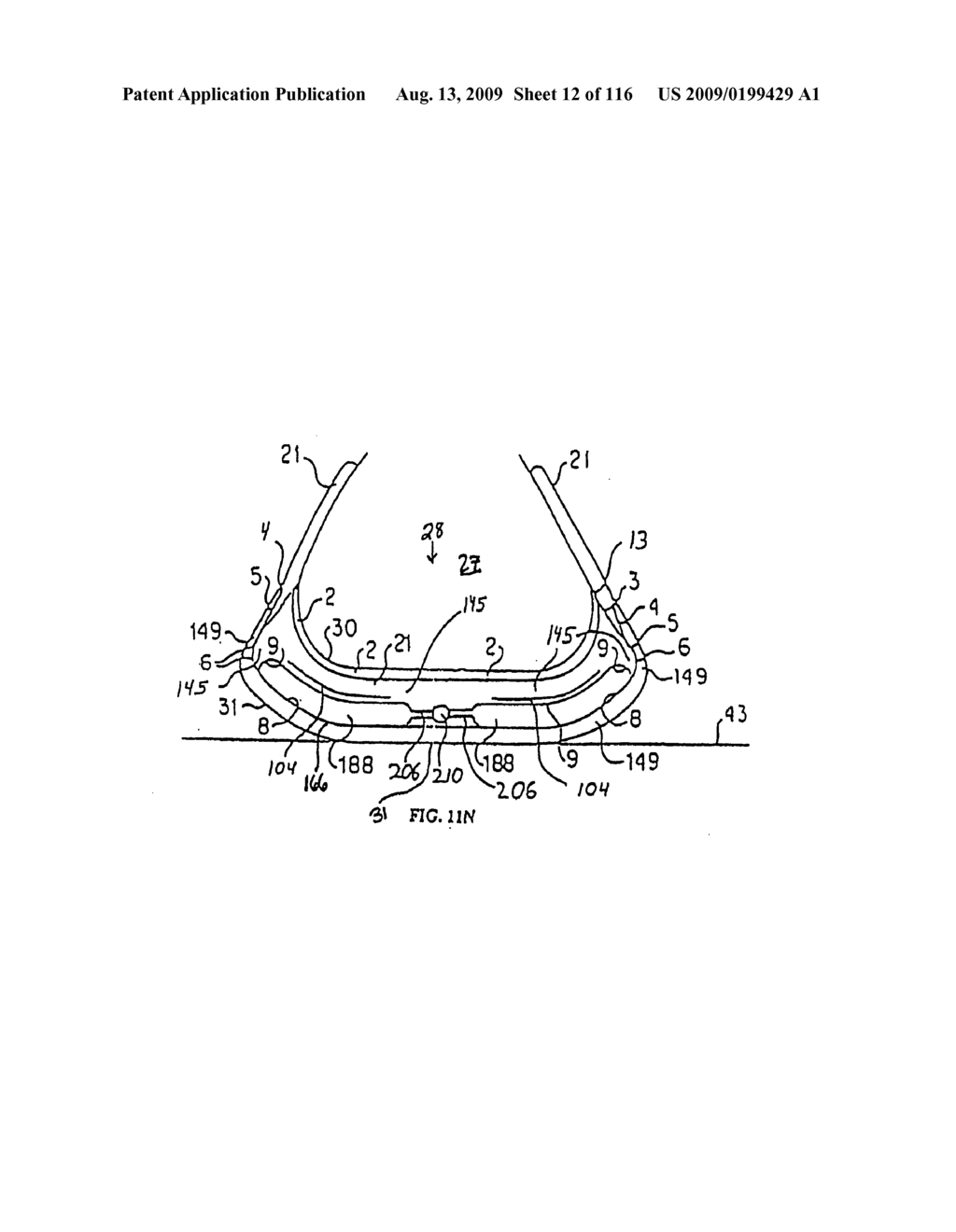 DEVICES WITH INTERNAL FLEXIBILITY SIPES, INCLUDING SIPED CHAMBERS FOR FOOTWEAR - diagram, schematic, and image 13