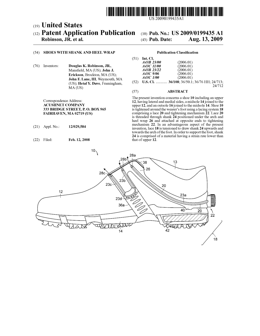 SHOES WITH SHANK AND HEEL WRAP - diagram, schematic, and image 01