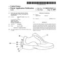 Pant leg securing device with outer display that attaches to footwear diagram and image