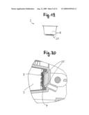 MEANS FOR PENETRATING A PORTION PACKAGING CONTAINING AN EXTRACTION PRODUCT, DEVICE FOR EXTRACTING THE EXTRACTION PRODUCT CONTAINED IN THE PORTION PACKAGING, AND METHOD FOR PRODUCING THE MEANS diagram and image