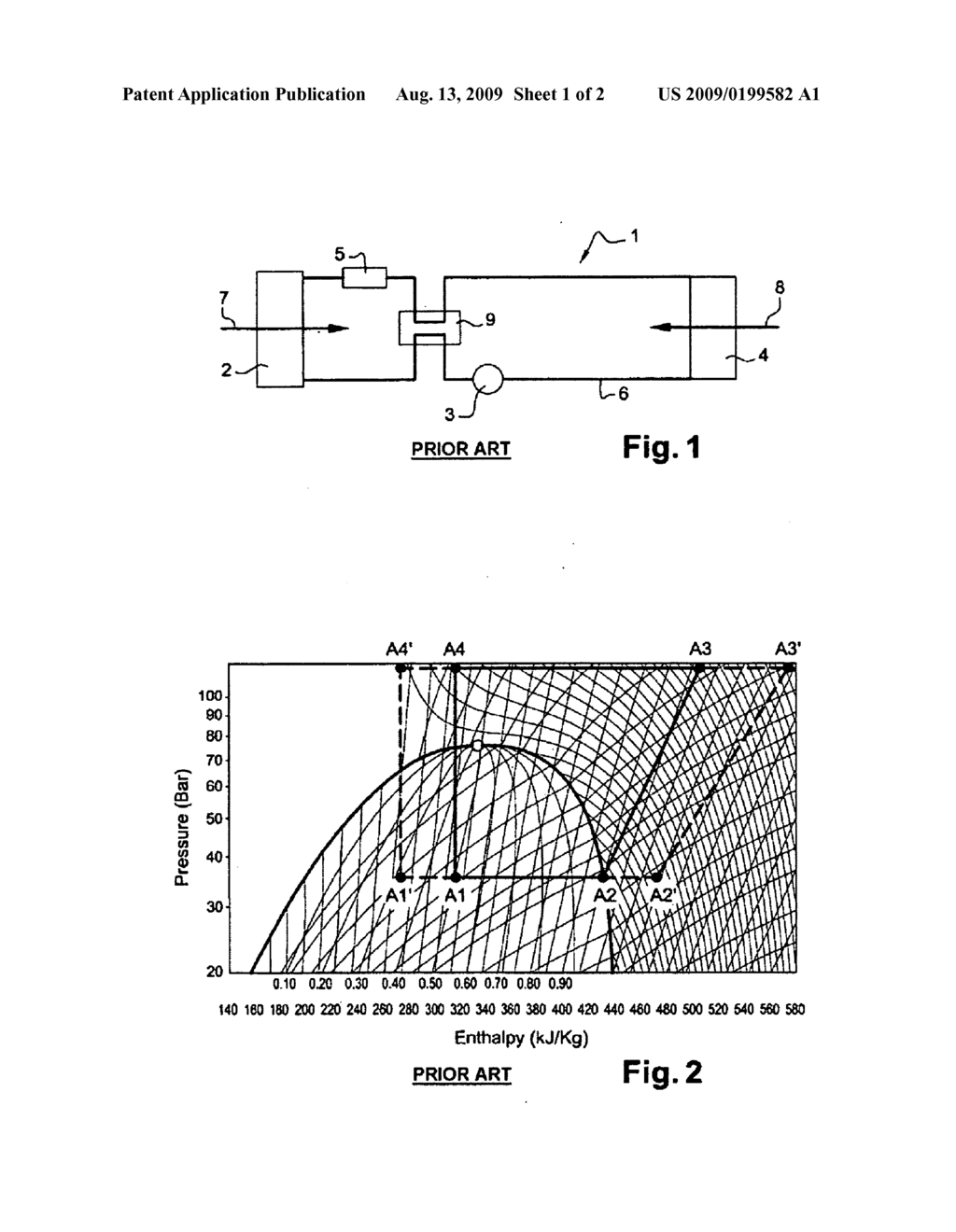 Air Conditioning System Operating On A Supercritical Cycle For Use In Motor Vehicles - diagram, schematic, and image 02