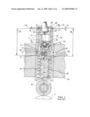 Mechanical lash ring for a switchable valve train member diagram and image