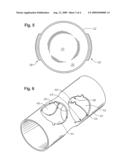 PERFORATING SYSTEM WITH SHAPED CHARGE CASE HAVING A MODIFIED BOSS diagram and image