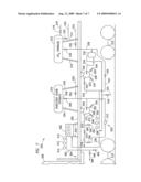 Truck-mounted pumping system for treating a subterranean formation via a well with a mixture of liquids diagram and image