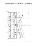 Modified box scraper system and apparatus with trench backfill blade diagram and image