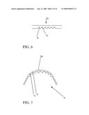 Method and apparatus for concealed installation of wires, cables, fibers, pipes and the like within a structure diagram and image