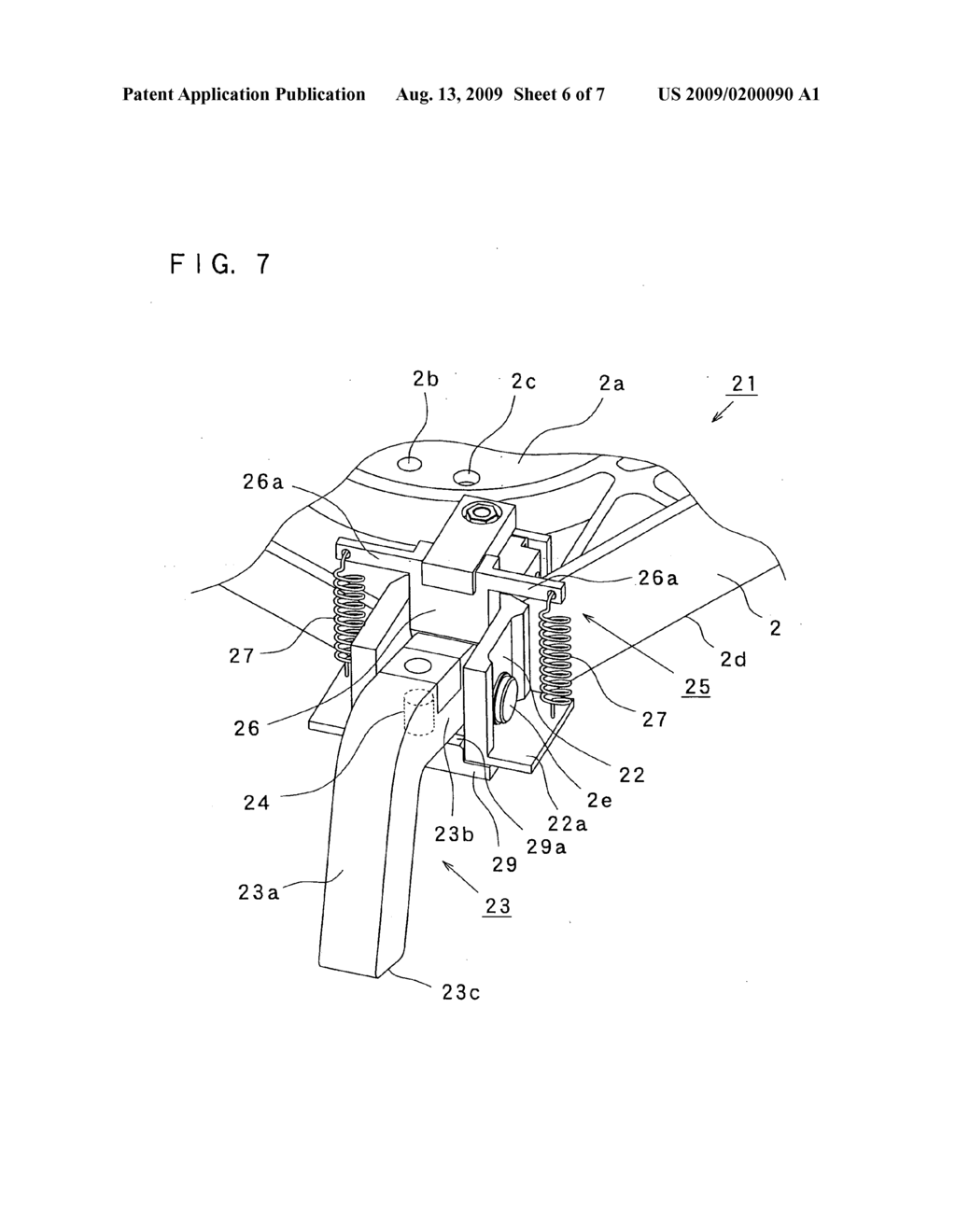 Multiple-point grounding type foot portion supporting mechanism, biped walking robot equipped with the same, and control structrure therefor - diagram, schematic, and image 07