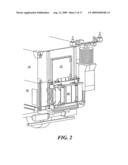 Height reducible electronic enclosure compatible entrance platform diagram and image