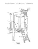 Height reducible electronic enclosure compatible entrance platform diagram and image