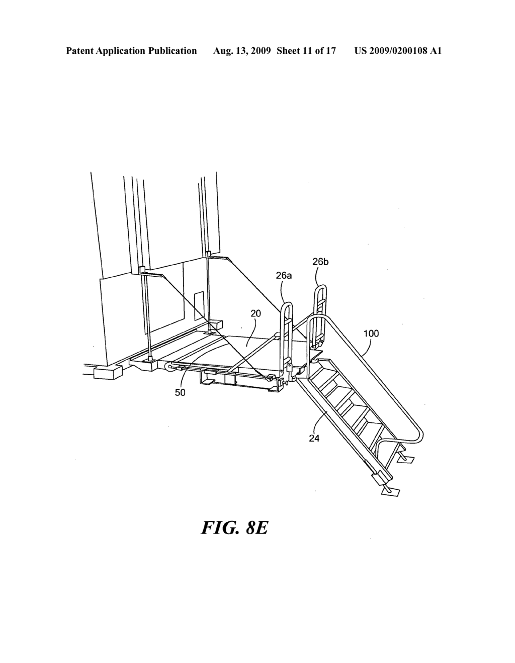 Height reducible electronic enclosure compatible entrance platform - diagram, schematic, and image 12