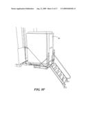 Height reducible electronic enclosure compatible entrance platform diagram and image