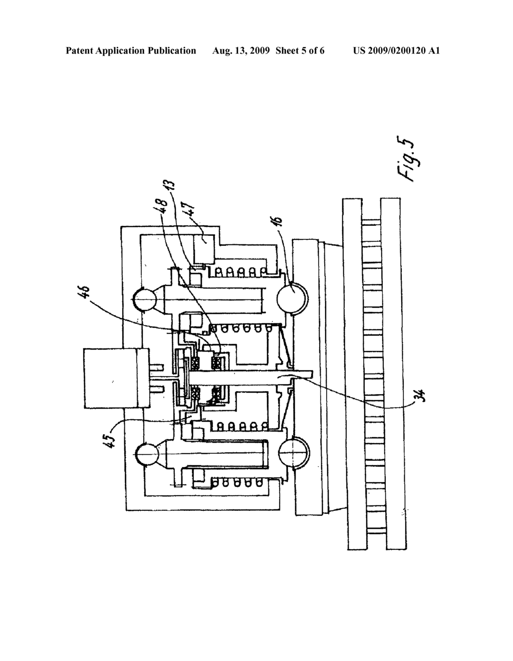 Self-energizing disk brake and control method for a self-energizing brake - diagram, schematic, and image 06