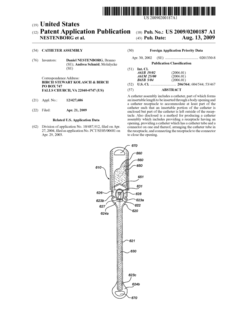 CATHETER ASSEMBLY - diagram, schematic, and image 01