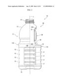 BOTTLE CONTAINER WITH HANDLE diagram and image