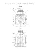 BOTTLE CONTAINER WITH HANDLE diagram and image