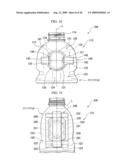 BOTTLE CONTAINER WITH HANDLE diagram and image