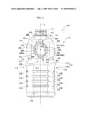 BOTTLE CONTAINER WITH HANDLE diagram and image