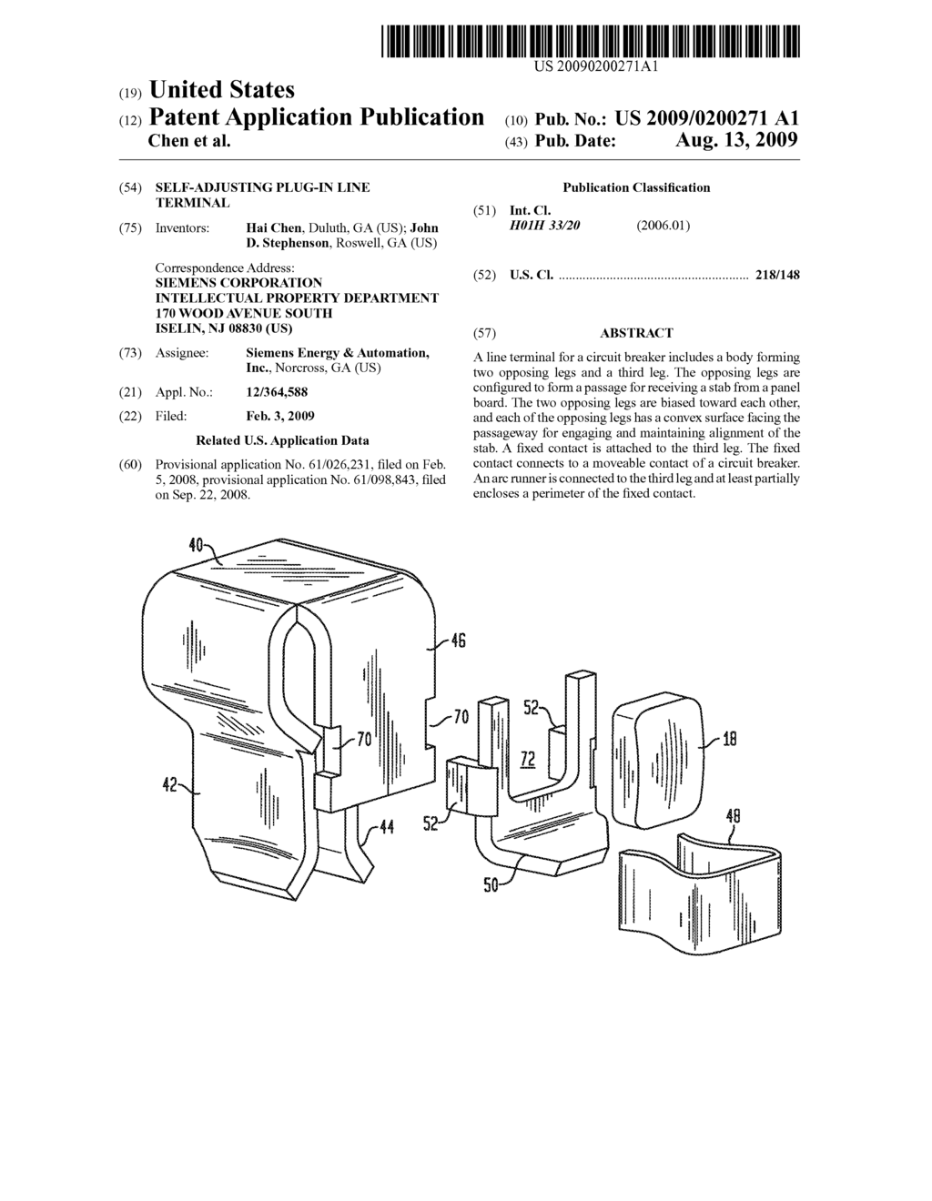 Self-Adjusting Plug-In Line Terminal - diagram, schematic, and image 01