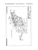 Truck tool box and hinge system diagram and image