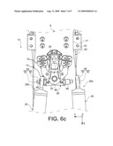 AIRCRAFT ENGINE ATTACHMENT DEVICE COMPRISING TWO THRUST-REACHING LINK RODS THAT FIT TOGETHER TRANSVERSELY diagram and image