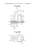 Managing structure for umbilical member of industrial robot diagram and image