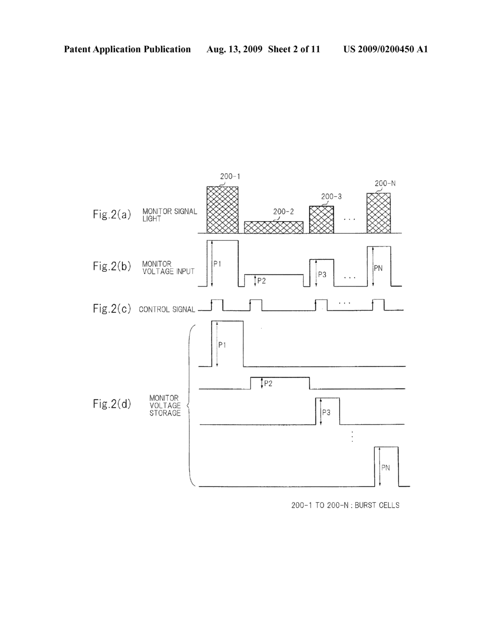 BURST LIGHT RECEIVING POWER MONITOR CIRCUIT, METHOD, AND PROGRAM - diagram, schematic, and image 03