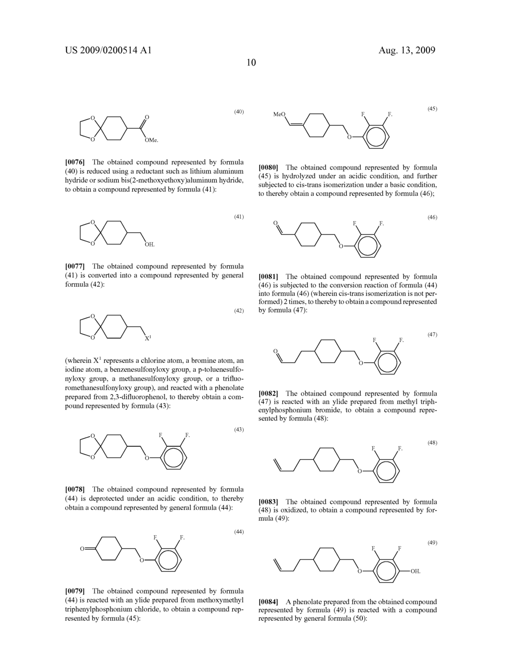 DIFLUOROBENZENE DERIVATIVE AND NEMATIC LIQUID CRYSTAL COMPOSITION USING THE SAME - diagram, schematic, and image 11