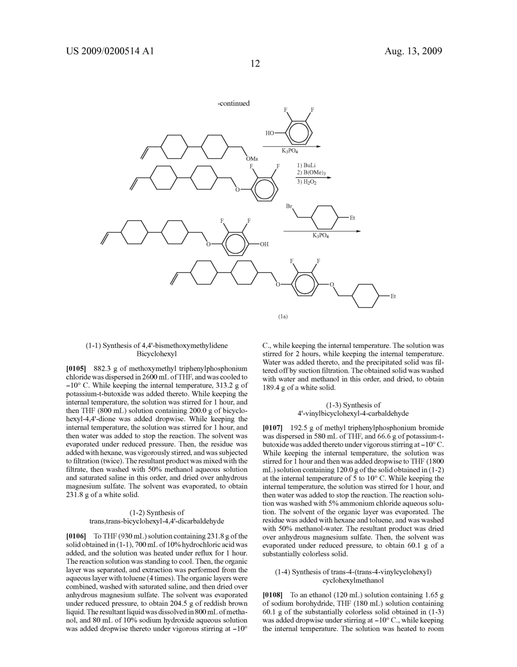 DIFLUOROBENZENE DERIVATIVE AND NEMATIC LIQUID CRYSTAL COMPOSITION USING THE SAME - diagram, schematic, and image 13